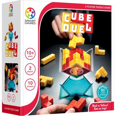 SmartGames Cube Duel 3D Magnetyczna Układanka - 80 Wyzwań dla 10+ lat SmartGames Cube Duel 3D Magnetyczna Układanka - 80 Wyzwań dla 10+ lat