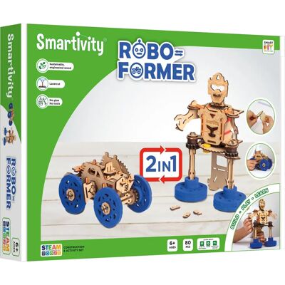 Smartivity Roboauto 2 en 1 - Kit de construction - Publicité Smartivity Roboauto 2 en 1 - Kit de construction - Publicité