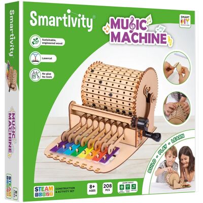 Smartivity Muziekmachine - Houten bouwpakket voor kinderen 8+ Smartivity Muziekmachine - Houten bouwpakket voor kinderen 8+