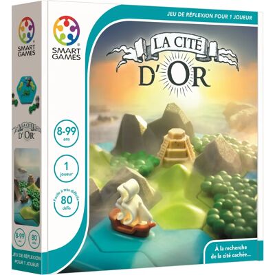 SmartGames La cité d'or - Jeu de puzzle pour 1 joueur - Défi logique familial SmartGames La cité d'or - Jeu de puzzle pour 1 joueur - Défi logique familial