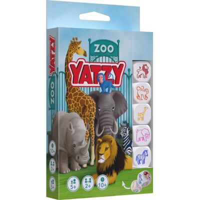 Smart Games Zoo Yatzy - Gra w kości dla dzieci i rodziny Smart Games Zoo Yatzy - Gra w kości dla dzieci i rodziny