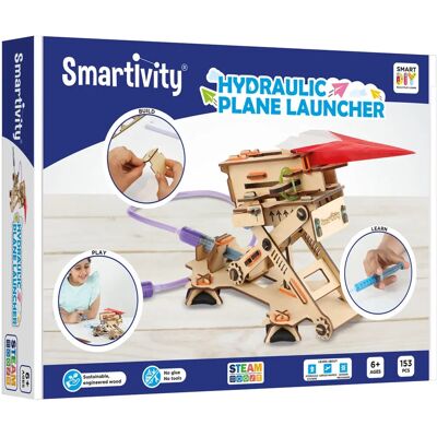 Smartivity Hydraulische vliegtuiglanceerder - Speelgoedset Smartivity Hydraulische vliegtuiglanceerder - Speelgoedset