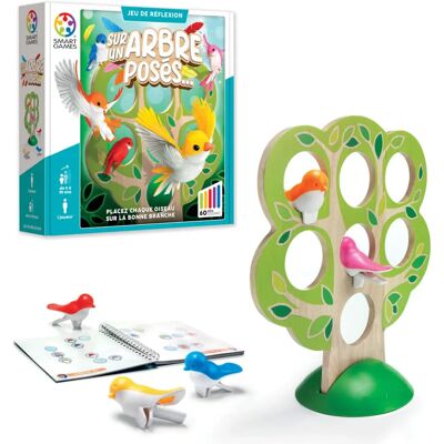 SmartGames Sur un Arbre Posed - Jeu de Société Éducatif - Publicité SmartGames Sur un Arbre Posed - Jeu de Société Éducatif - Publicité