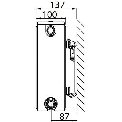 Stelrad Kompaktní Radiátor 4x1/2" Typ 22 H900 x L1400 Stelrad Kompaktní Radiátor 4x1/2" Typ 22 H900 x L1400