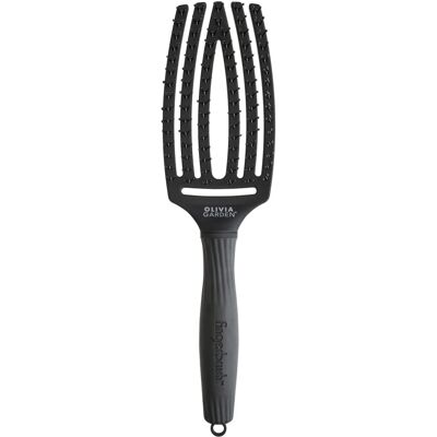 Olivia Garden Fingerbrush Double Bristles - Sima hajkefe könnyű fésüléshez - Hajeszköz Olivia Garden Fingerbrush Double Bristles - Sima hajkefe könnyű fésüléshez - Hajeszköz