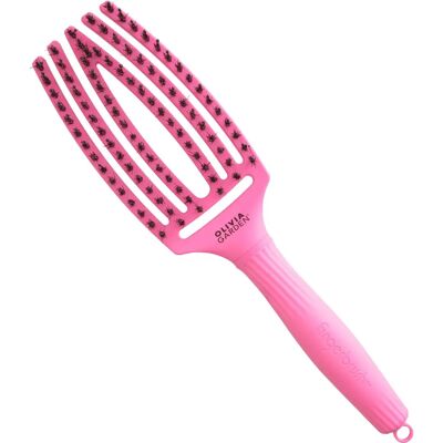 Olivia Garden Pink Fingerbrush - Szczotka z włosiem z świni i nylonem - Rodzaj włosów Olivia Garden Pink Fingerbrush - Szczotka z włosiem z świni i nylonem - Rodzaj włosów