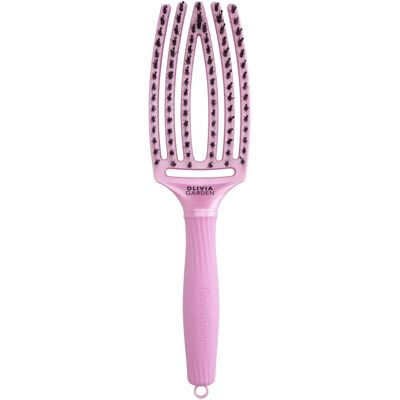 Brosse à Cheveux Rose Sanglier & Nylon Olivia Garden - Outil de Démêlage et Styling - Publicité Brosse à Cheveux Rose Sanglier & Nylon Olivia Garden - Outil de Démêlage et Styling - Publicité