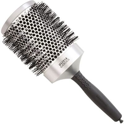 Olivia Garden Silver Thermal Blowout Hair Brush - 85mm - Hair Type Olivia Garden Silver Thermal Blowout Hair Brush - 85mm - Hair Type
