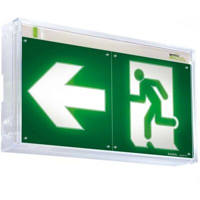 Kaufel Bloc LED d'urgence - IP42 / IK 07 - 45 lm - 1h - 230 V - Publicité Kaufel Bloc LED d'urgence - IP42 / IK 07 - 45 lm - 1h - 230 V - Publicité