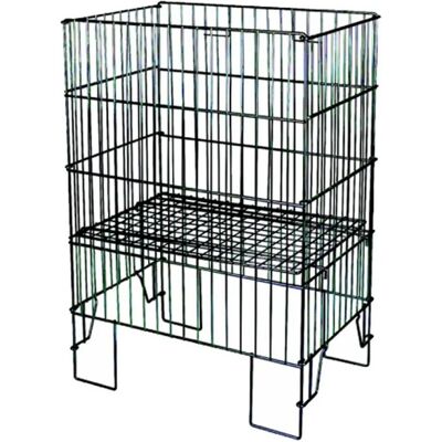 Jaula para Pájaros Metálica Duvo+ 55x41x80 cm Negro Jaula para Pájaros Metálica Duvo+ 55x41x80 cm Negro
