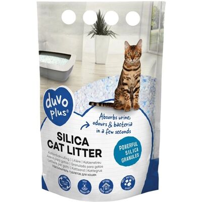 Litière en Silice Premium Duvo+ Classique - Litière pour Chat - Publicité Litière en Silice Premium Duvo+ Classique - Litière pour Chat - Publicité