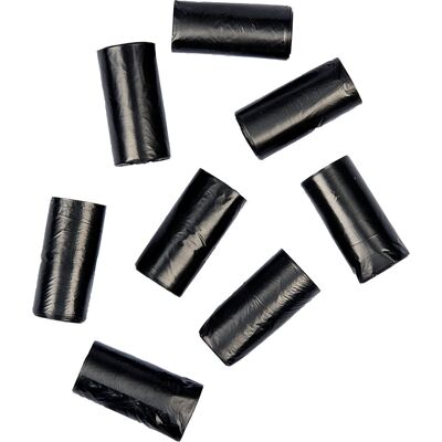 Duvo Plus Hundekotbeutel - Biologisch abbaubar, Schwarz, 16 Rollen Duvo Plus Hundekotbeutel - Biologisch abbaubar, Schwarz, 16 Rollen