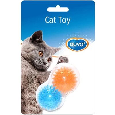 Jouet Chat Duvo Plus Balle Hérisson - 8x4,5x4,5 cm - Publicité Jouet Chat Duvo Plus Balle Hérisson - 8x4,5x4,5 cm - Publicité