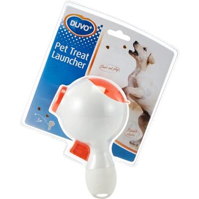 Duvo+ Hundespielzeug Leckerli-Wurfmaschine - Interaktives Snackdispenser Duvo+ Hundespielzeug Leckerli-Wurfmaschine - Interaktives Snackdispenser