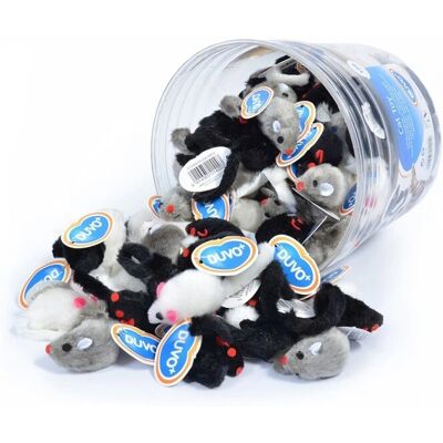 Duvo+ Jouet pour Chat - Souris en Peluche - Stimulation de Jeu Duvo+ Jouet pour Chat - Souris en Peluche - Stimulation de Jeu