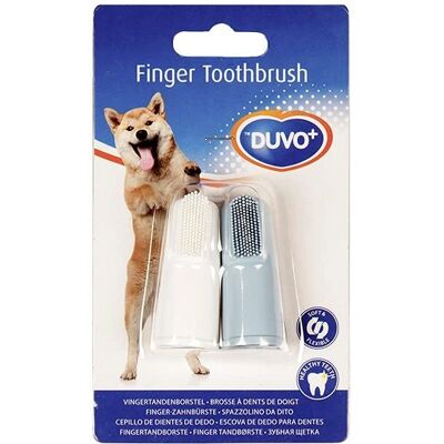 Duvo Plus Fingerzahnbürste für Hunde - Hund Zahnpflege Duvo Plus Fingerzahnbürste für Hunde - Hund Zahnpflege