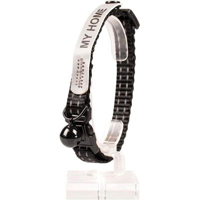 DUVO Haustierhalsband mit Reflektor - 20-30 cm - Schwarz DUVO Haustierhalsband mit Reflektor - 20-30 cm - Schwarz