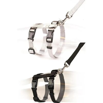 EBI Katzen-Großspazierset - Verstellbares Nylon - Katze EBI Katzen-Großspazierset - Verstellbares Nylon - Katze