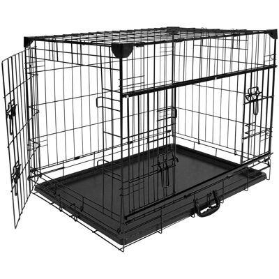 Duvo+ Ninja Hondenkooi - 56x33x41cm - Zwart Duvo+ Ninja Hondenkooi - 56x33x41cm - Zwart