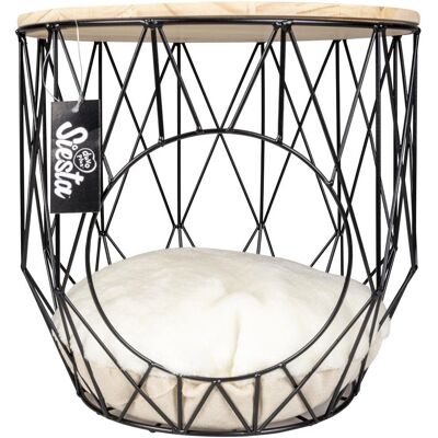 Duvo+ Caviar Hundebett & Beistelltisch - Modernes Design Duvo+ Caviar Hundebett & Beistelltisch - Modernes Design
