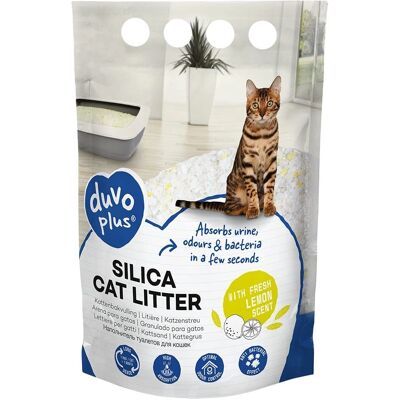 Litière Silice DUVO+ - 5L - Publicité Litière Silice DUVO+ - 5L - Publicité