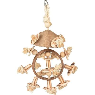 Duvo+ Kokos Jungle Ring - Vogelspielzeug Duvo+ Kokos Jungle Ring - Vogelspielzeug