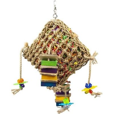 Duvo+ Vogelspeelzeug Seegras Snackbeutel Duvo+ Vogelspeelzeug Seegras Snackbeutel