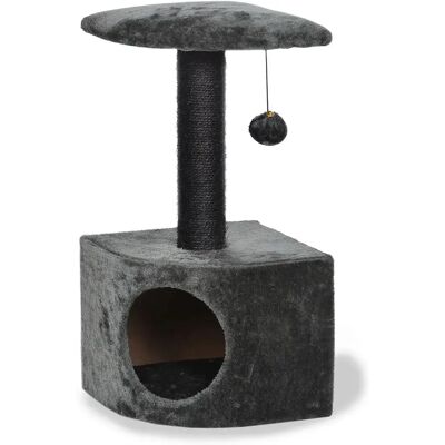 Yagu Nature - Katzeneckkratzbaum - Fördert Spiel und Krallpflege - Kompakt 30x30x58 cm Yagu Nature - Katzeneckkratzbaum - Fördert Spiel und Krallpflege - Kompakt 30x30x58 cm