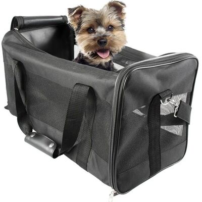 DUVO+ Schwarze Nylon-Reisetasche 40x25x25cm - Reisetasche DUVO+ Schwarze Nylon-Reisetasche 40x25x25cm - Reisetasche