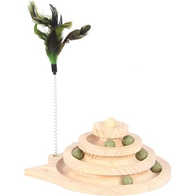 Duvo+ Spin 'n Play Katten Speelgoed - Stimuleert Activiteit Duvo+ Spin 'n Play Katten Speelgoed - Stimuleert Activiteit
