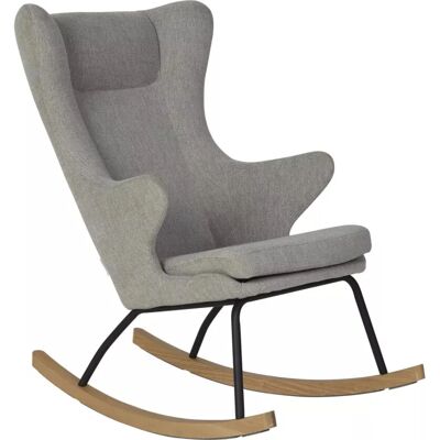 Fauteuil à bascule De Luxe Quax - Adulte, Gris Sable - Fauteuil à bascule - Publicité Fauteuil à bascule De Luxe Quax - Adulte, Gris Sable - Fauteuil à bascule - Publicité