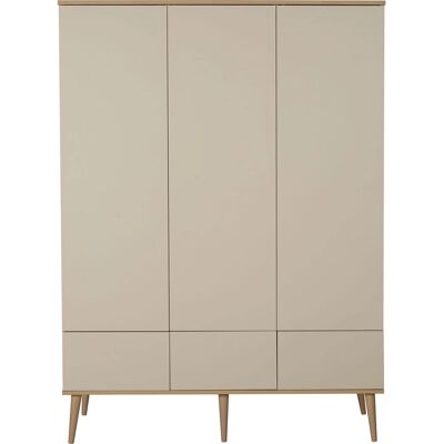 Garde-robe beige 3 portes Quax Flow XL Argile/Clay Garde-robe beige 3 portes Quax Flow XL Argile/Clay