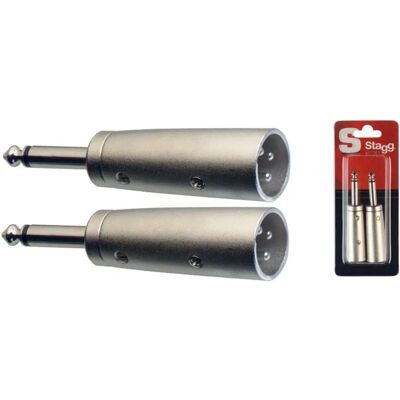 Stagg AC-XMPMH - XLR to Jack Adapter - Audio Adapter Stagg AC-XMPMH - XLR to Jack Adapter - Audio Adapter