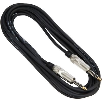 Câble jack stéréo Stagg Sac 6m - Balancé - 6,35mm - Publicité Câble jack stéréo Stagg Sac 6m - Balancé - 6,35mm - Publicité