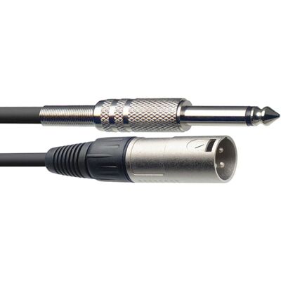 Câble audio XLR vers jack Stagg - Noir - Publicité Câble audio XLR vers jack Stagg - Noir - Publicité