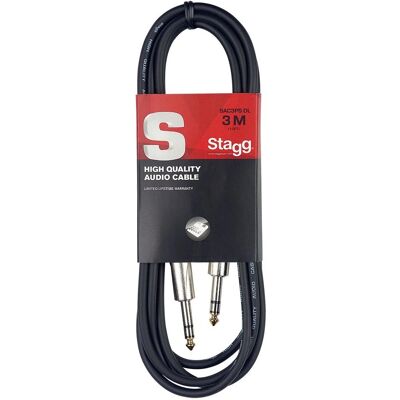 Stagg SAC3PS DL - 3m symetrický stereo kabel Stagg SAC3PS DL - 3m symetrický stereo kabel
