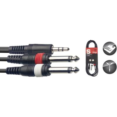 Stagg Y-kabel - 2m - Audiokabel Stagg Y-kabel - 2m - Audiokabel