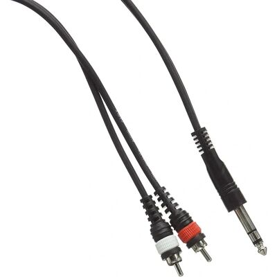 STAGG CÂBLE & ACCESSOIRES Prise - 2 RCA SYC3 - Câble audio STAGG CÂBLE & ACCESSOIRES Prise - 2 RCA SYC3 - Câble audio
