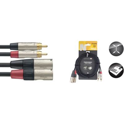Cavo RCA a XLR Stagg - Qualità professionale, Conforme RoHS Cavo RCA a XLR Stagg - Qualità professionale, Conforme RoHS