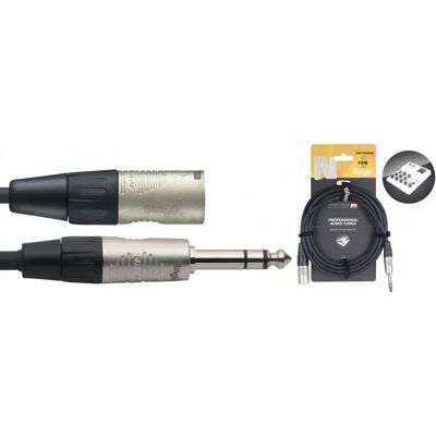 Stagg NAC10PSXMR - Profesjonalny kabel audio XLR Stagg NAC10PSXMR - Profesjonalny kabel audio XLR