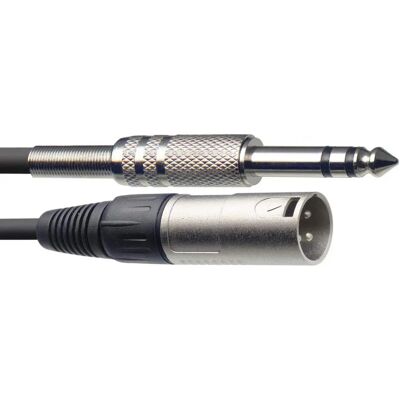 Stagg SAC10PSXM DL - XLR na Jack audio kabel - Černý - Audio kabel Stagg SAC10PSXM DL - XLR na Jack audio kabel - Černý - Audio kabel