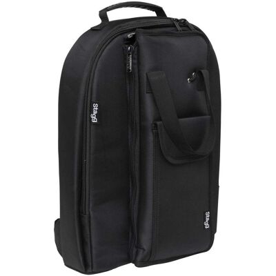 Stagg Backpack for Drumsticks - High-Density Foam Padded Nylon Gear - Holds 10 Pairs Stagg Backpack for Drumsticks - High-Density Foam Padded Nylon Gear - Holds 10 Pairs