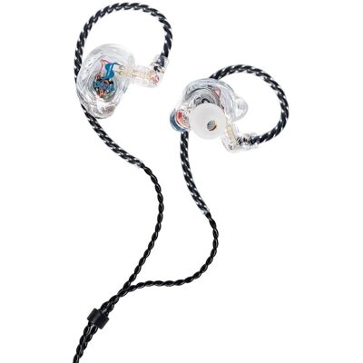 Stagg Profesionální Quad Driver In Ear Monitory - Transparentní Stagg Profesionální Quad Driver In Ear Monitory - Transparentní