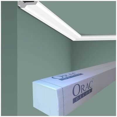 Orac Decor 22 x molduras de corona - Moldura de techo - Modernas, blancas, 44 m Orac Decor 22 x molduras de corona - Moldura de techo - Modernas, blancas, 44 m