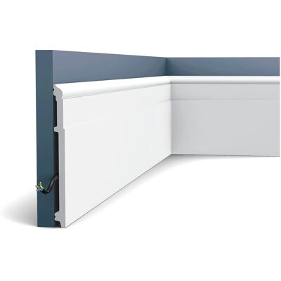 Orac Decor LUXXUS SX156 White Skirting - Skirting Orac Decor LUXXUS SX156 White Skirting - Skirting