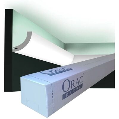 Orac Decor LUXXUS C362-box White - Cornice moulding for indirect lighting Orac Decor LUXXUS C362-box White - Cornice moulding for indirect lighting