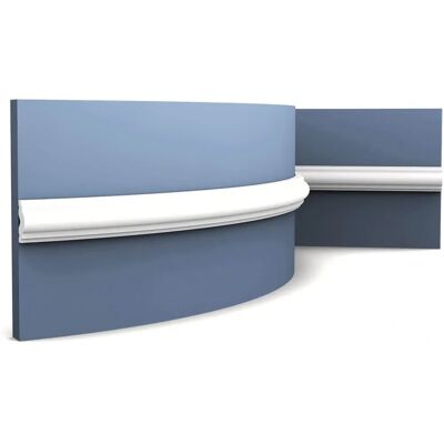 Orac Profilo flessibile per pareti - AXXENT PX103F - Bianco - Cornice da parete Orac Profilo flessibile per pareti - AXXENT PX103F - Bianco - Cornice da parete