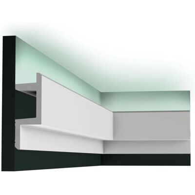 Orac Decor Modern White Cornice Moulding - Lightweight & Stable Orac Decor Modern White Cornice Moulding - Lightweight & Stable