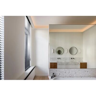 Orac Decor Modern Cornice Moulding - White - 2000mm Orac Decor Modern Cornice Moulding - White - 2000mm
