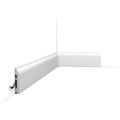 Orac Decor SX172 AXXENT Plinthe - Plinthe - Blanc - Publicité Orac Decor SX172 AXXENT Plinthe - Plinthe - Blanc - Publicité